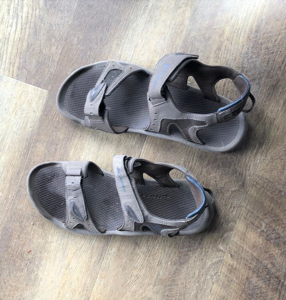 Columbia hiking Sandals Mens Size 10 Brown BM4398-231 Outdoor hook & loop closur